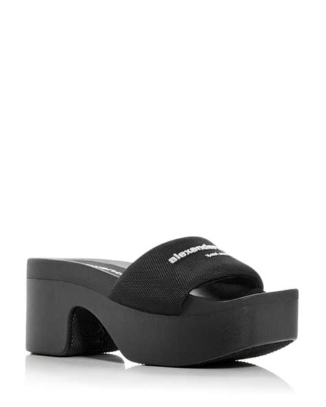 alexander wang platform sandals